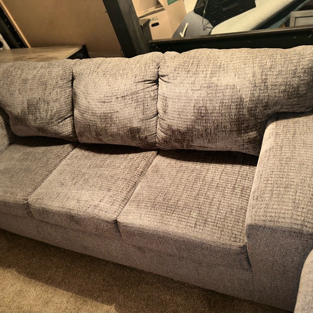 Grey couches